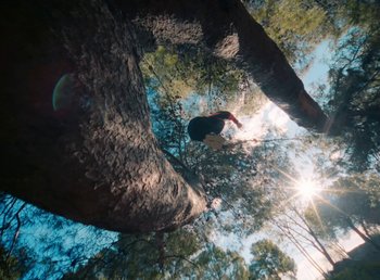 Movie still from “DJ Pone (ft. Blasé) - All I Want” (2023), directed by Benoît Marzouvanlian – Extreme Wide shot, Low angle