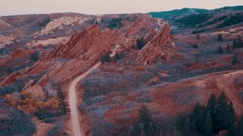 Movie still from “THEY. - U-RITE” (2017), directed by Jack Begert – Extreme Wide shot, High angle