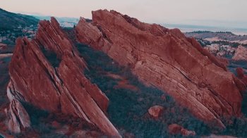 Movie still from “THEY. - U-RITE” (2017), directed by Jack Begert – Extreme Wide shot, High angle