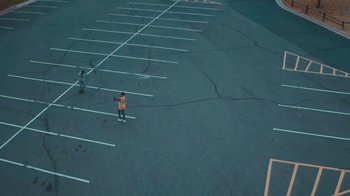 Movie still from “THEY. - U-RITE” (2017), directed by Jack Begert – Extreme Wide shot, High angle