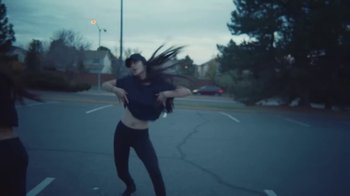 Movie still from “THEY. - U-RITE” (2017), directed by Jack Begert – Medium shot, Low angle