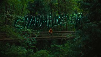 Movie still from “Aminé - Charmander” (2021), directed by Jack Begert – Extreme Wide shot, Overhead angle