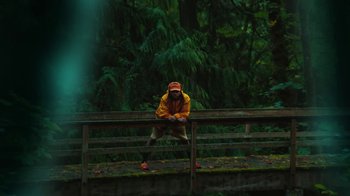 Movie still from “Aminé - Charmander” (2021), directed by Jack Begert – Wide shot, High angle