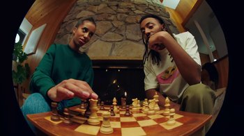Movie still from “Aminé - Charmander” (2021), directed by Jack Begert – Medium shot, Low angle