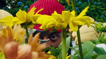 Movie still from “Aminé - Charmander” (2021), directed by Jack Begert – Extreme Close Up shot, Low angle