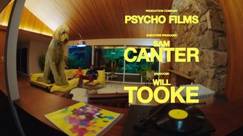 Movie still from “Aminé - Charmander” (2021), directed by Jack Begert – Wide shot, Overhead angle