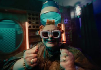 Movie still from “ONHA - KODAK” (2024), directed by Nitram – Close Up shot, Low angle