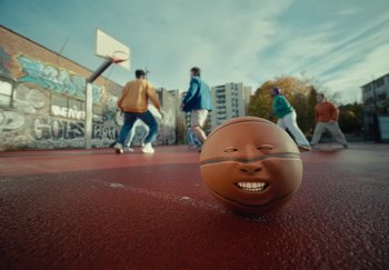 Movie still from “ONHA - KODAK” (2024), directed by Nitram – Extreme Close Up shot, Low angle