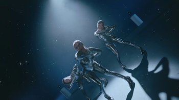 Movie still from “Victoria Monét - Alright” (2024), directed by Dave Meyers – Wide shot, Low angle