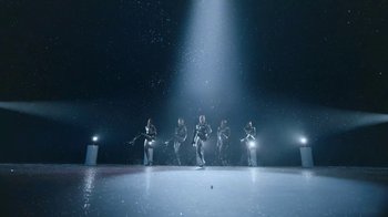 Movie still from “Victoria Monét - Alright” (2024), directed by Dave Meyers – Extreme Wide shot, Low angle