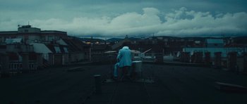 Movie still from “aexattack - Next Year” (2021), directed by Jetski – Extreme Wide shot, High angle