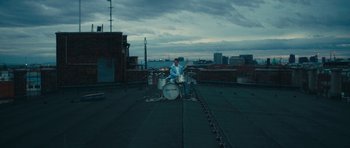 Movie still from “aexattack - Next Year” (2021), directed by Jetski – Extreme Wide shot, High angle