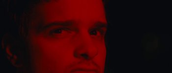 Movie still from “aexattack - Next Year” (2021), directed by Jetski – Extreme Close Up shot, High angle