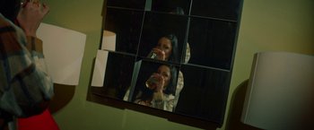 Movie still from “Naomi August - Inter Alia” (2023), directed by Daniel Lawrence Wilson – Extreme Close Up shot, High angle