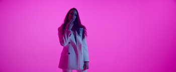 Movie still from “Naomi August - Inter Alia” (2023), directed by Daniel Lawrence Wilson – Medium shot, High angle