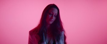 Movie still from “Naomi August - Inter Alia” (2023), directed by Daniel Lawrence Wilson – Close Up shot, High angle