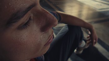 Movie still from “Elderbrook - Why Do We Shake In The Cold?” (2020), directed by Jara Moravec – Extreme Close Up shot, Low angle