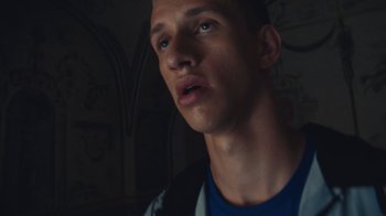 Movie still from “Elderbrook - Why Do We Shake In The Cold?” (2020), directed by Jara Moravec – Close Up shot, Low angle