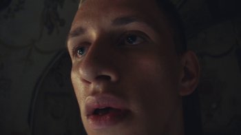 Movie still from “Elderbrook - Why Do We Shake In The Cold?” (2020), directed by Jara Moravec – Extreme Close Up shot, Low angle