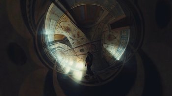 Movie still from “Elderbrook - Why Do We Shake In The Cold?” (2020), directed by Jara Moravec – Extreme Wide shot, Overhead angle