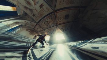 Movie still from “Elderbrook - Why Do We Shake In The Cold?” (2020), directed by Jara Moravec – Extreme Wide shot, High angle