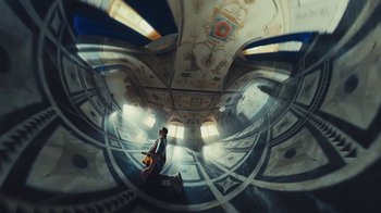Movie still from “Elderbrook - Why Do We Shake In The Cold?” (2020), directed by Jara Moravec – Extreme Wide shot, Overhead angle