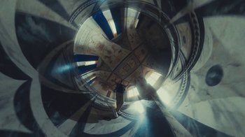 Movie still from “Elderbrook - Why Do We Shake In The Cold?” (2020), directed by Jara Moravec – Extreme Wide shot, Overhead angle