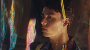 Movie still from “Elderbrook - Why Do We Shake In The Cold?” (2020), directed by Jara Moravec – Close Up shot, Low angle