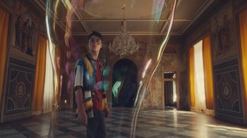 Movie still from “Elderbrook - Why Do We Shake In The Cold?” (2020), directed by Jara Moravec – Medium shot, Low angle