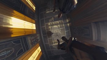 Movie still from “Elderbrook - Why Do We Shake In The Cold?” (2020), directed by Jara Moravec – Extreme Wide shot, Overhead angle