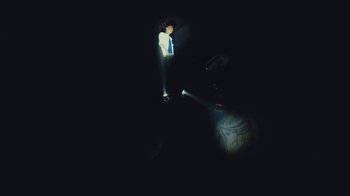 Movie still from “Elderbrook - Why Do We Shake In The Cold?” (2020), directed by Jara Moravec – Extreme Wide shot, Overhead angle