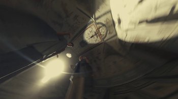 Movie still from “Elderbrook - Why Do We Shake In The Cold?” (2020), directed by Jara Moravec – Extreme Wide shot, Overhead angle