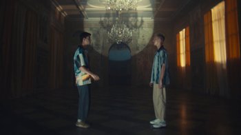 Movie still from “Elderbrook - Why Do We Shake In The Cold?” (2020), directed by Jara Moravec – Wide shot, Low angle