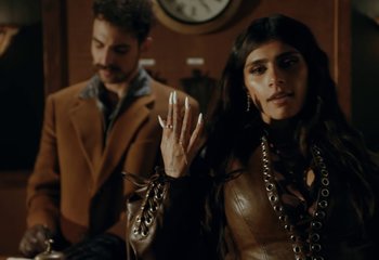 Movie still from “Saint Levant - Nails” (2023), directed by Mattias Russo-Larsson – Medium shot, Low angle