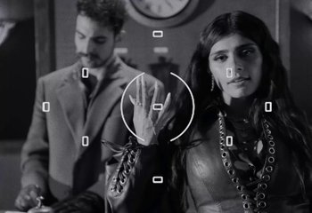 Movie still from “Saint Levant - Nails” (2023), directed by Mattias Russo-Larsson – Extreme Close Up shot, Low angle