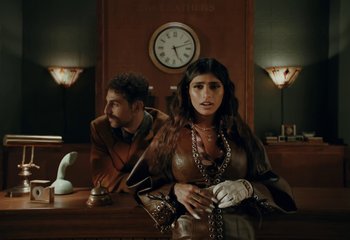 Movie still from “Saint Levant - Nails” (2023), directed by Mattias Russo-Larsson – Medium shot, Low angle