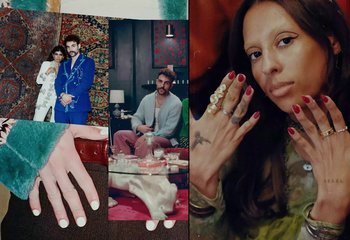 Movie still from “Saint Levant - Nails” (2023), directed by Mattias Russo-Larsson – Medium shot, Overhead angle
