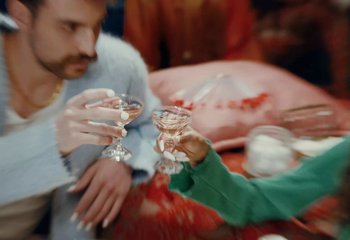 Movie still from “Saint Levant - Nails” (2023), directed by Mattias Russo-Larsson – Extreme Close Up shot, High angle