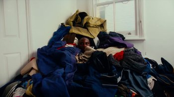Movie still from “Downtown Kayoto - Changed it” (2023), directed by Joe Howat – Medium shot, High angle