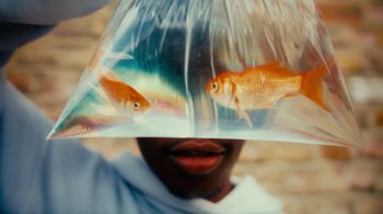 Movie still from “Downtown Kayoto - Changed it” (2023), directed by Joe Howat – Extreme Close Up shot, Overhead angle