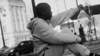 Movie still from “Downtown Kayoto - Changed it” (2023), directed by Joe Howat – Medium shot, Low angle