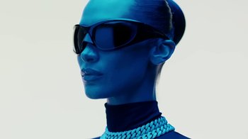 Movie still from “Offset ft. Moneybagg Yo - CODE” (2022), directed by Claire Arnold – Close Up shot, Low angle