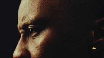 Movie still from “Downtown Kayoto - Came Thru” (2024), directed by Joe Howat – Extreme Close Up shot, Low angle
