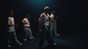 Movie still from “Downtown Kayoto - Came Thru” (2024), directed by Joe Howat – Wide shot, Low angle