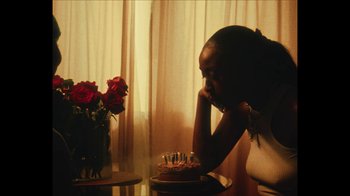 Movie still from “Downtown Kayoto - Came Thru” (2024), directed by Joe Howat – Medium shot, High angle