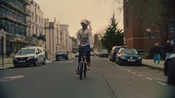 Movie still from “Downtown Kayoto - Came Thru” (2024), directed by Joe Howat – Wide shot, Low angle