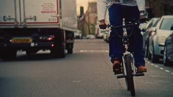 Movie still from “Downtown Kayoto - Came Thru” (2024), directed by Joe Howat – Medium shot, Low angle