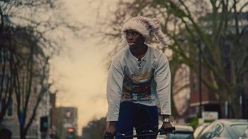 Movie still from “Downtown Kayoto - Came Thru” (2024), directed by Joe Howat – Medium shot, Over the shoulder angle