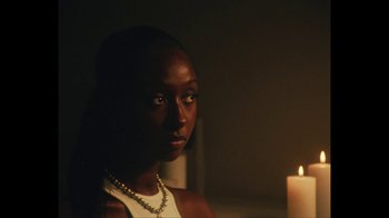 Movie still from “Downtown Kayoto - Came Thru” (2024), directed by Joe Howat – Close Up shot, Over the shoulder angle