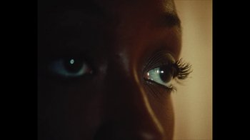 Movie still from “Downtown Kayoto - Came Thru” (2024), directed by Joe Howat – Extreme Close Up shot, High angle